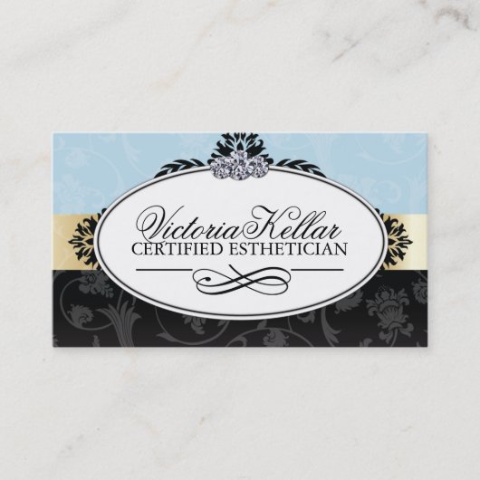 Carte de visite chic de salon (Devant)