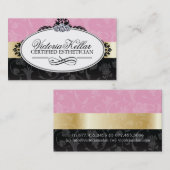 Carte de visite chic de salon (Devant / Derrière)