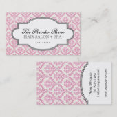 Carte de visite chic de salon et de spa (Devant / Derrière)
