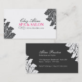 Carte de visite chic de spa et de salon (Devant / Derrière)