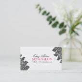 Carte de visite chic de spa et de salon (Debout devant)