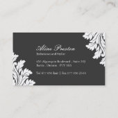 Carte de visite chic de spa et de salon (Dos)