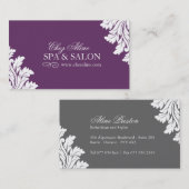 Carte de visite chic de spa et de salon (Devant / Derrière)