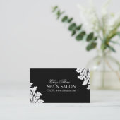 Carte de visite chic de spa et de salon (Debout devant)