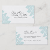Carte de visite chic de spa et de salon (Devant / Derrière)