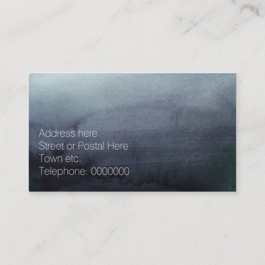 Carte de visite chic de texture abstraite (Dos)