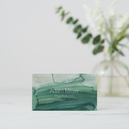 Carte de visite chic de texture abstraite (Debout devant)