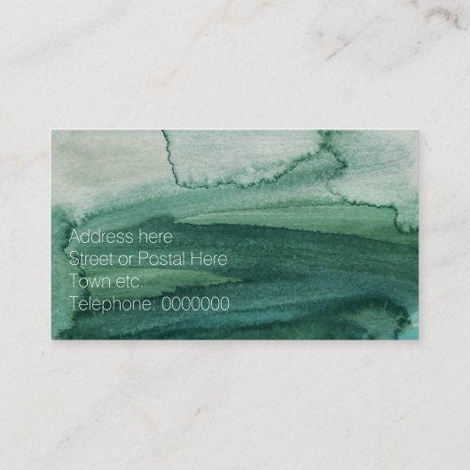 Carte de visite chic de texture abstraite (Dos)