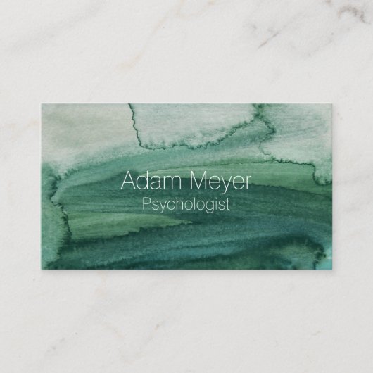 Carte de visite chic de texture abstraite (Devant)