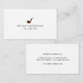 Carte de visite chic de tuyau de tabagisme (Devant / Derrière)