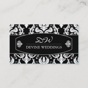 Carte de visite chic de wedding planner