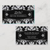 Carte de visite chic de wedding planner (Devant / Derrière)