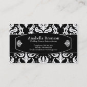 Carte de visite chic de wedding planner (Dos)