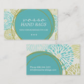 Carte de visite chic d'Etsy (Devant / Derrière)