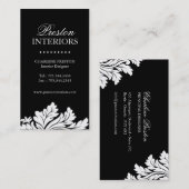 Carte de visite chic d'intérieurs (Devant / Derrière)