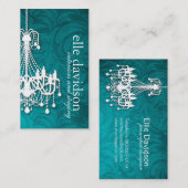 Carte de visite chic d'organisateur (Devant / Derrière)