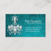 Carte de visite chic d'organisateur (Dos)