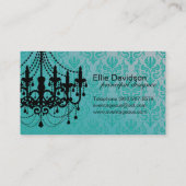 Carte de visite chic d'organisateur (Dos)