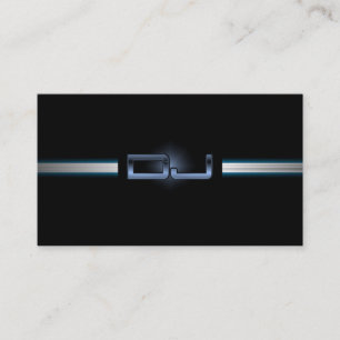 Carte de visite chic du DJ