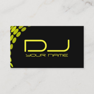 Carte de visite chic du DJ