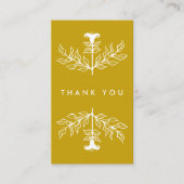 Carte De Visite Chic Elegant Blanc Lily Commande Merci Achat (Devant)