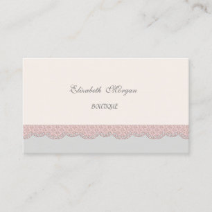 Carte De Visite Chic Elegant Luxe, Dentelle