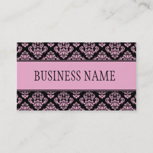 Carte De Visite Chic élégant professionnel élégant floral de