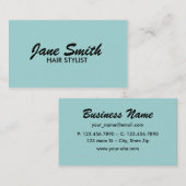 Carte De Visite Chic élégant professionnel moderne élégant (Devant / Derrière)