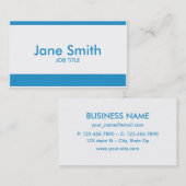 Carte De Visite Chic élégant simple simple moderne professionnel (Devant / Derrière)