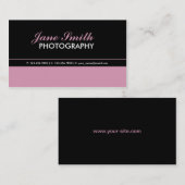 Carte De Visite Chic élégant simple simple professionnel moderne (Devant / Derrière)