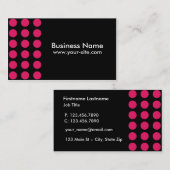 Carte De Visite Chic élégant simple simple professionnel moderne (Devant / Derrière)