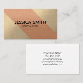 Carte De Visite Chic et élégant (Devant / Derrière)