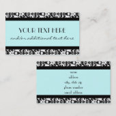 Carte De Visite Chic et fabuleux (Devant / Derrière)