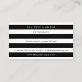 Carte De Visite Chic Floral Rose Mariage robe Boutique nuptiale (Dos)