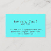 Carte De Visite Chic Glam Nail Art Manicure Salon Nails Artiste (Dos)