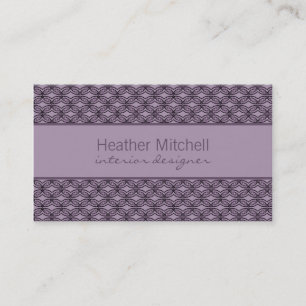 Carte de visite Chic Glamour, Violet