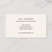 Carte De Visite Chic Gold Parties scintillant Star Black (Dos)