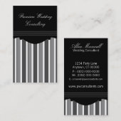 Carte de visite Chic, Gris (Devant / Derrière)