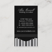 Carte de visite Chic, Gris (Dos)