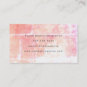 Carte De Visite Chic Grunge (Dos)