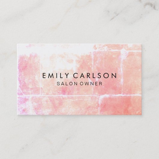 Carte De Visite Chic Grunge (Devant)