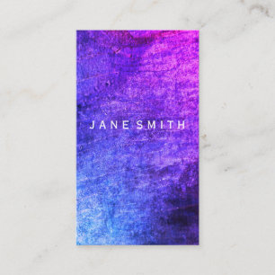 Carte De Visite Chic Grunge Colorée
