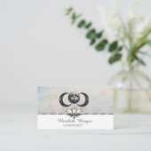 Carte De Visite Chic Lotus Lune Opale (Debout devant)