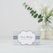 Carte de visite Chic Mariage Heavenly Ruffles & La (Debout devant)