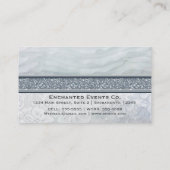 Carte de visite Chic Mariage Heavenly Ruffles & La (Dos)