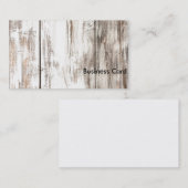 Carte De Visite Chic minable - blanc (Devant / Derrière)