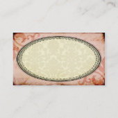 Carte de visite chic minable rose (Dos)