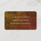 Carte De Visite chic minimaliste texture (Dos)