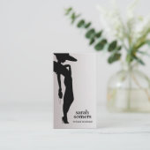 Carte De Visite Chic Mode Modèle Concession Boutique (Debout devant)