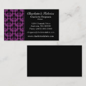 Carte de visite Chic, Parfection Plum (Devant / Derrière)